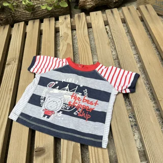 تیشرت بچگانه وارداتی  ۱ ماه مارک tisaia